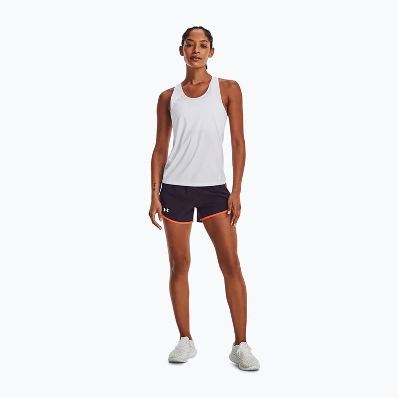 Under Armour Fly By 2.0 Damen Laufshorts lila und orange 1350196-541 3