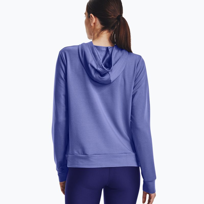 Under Armour Damen Trainingspullover Rival Terry Hoodie blau 1369855 2