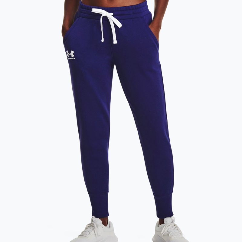 Under Armour Damen Trainingshose Rival Fleece Jogger navy blau 1356416