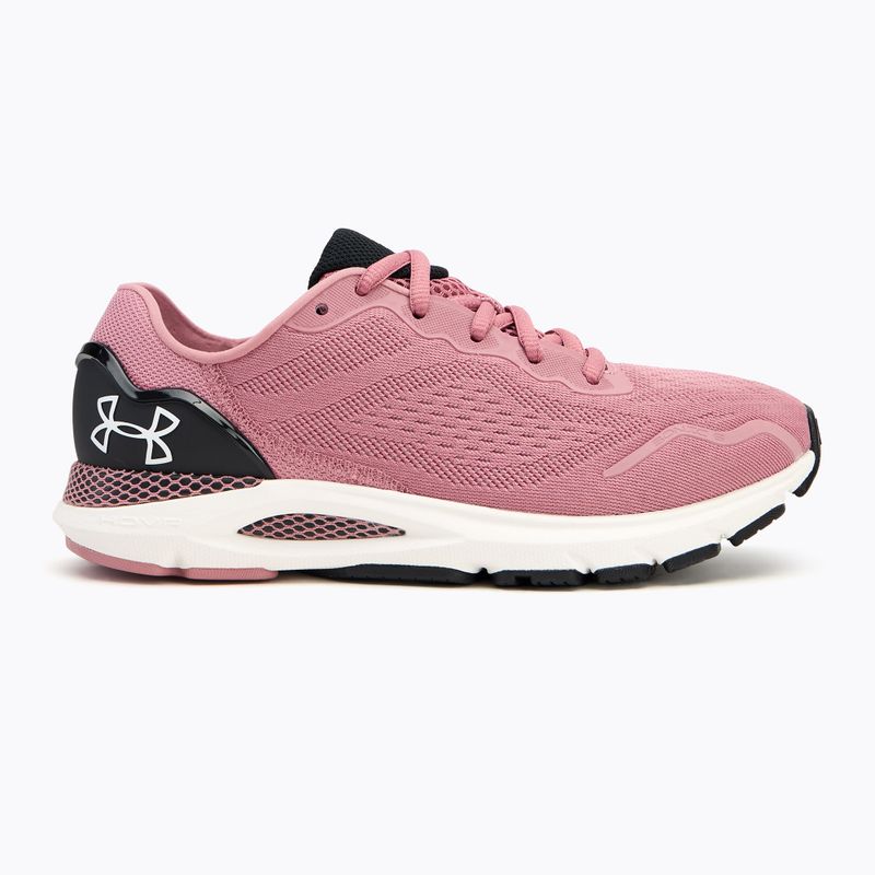 Under Armour Hovr Sonic 6 Damen Laufschuhe rosa Elixier/schwarz/halograu 2