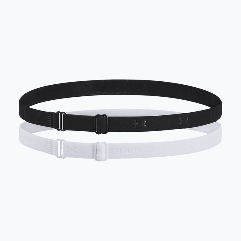 Under Armour Mini Bands Stirnband (2 Stück) schwarz/mod grau 2