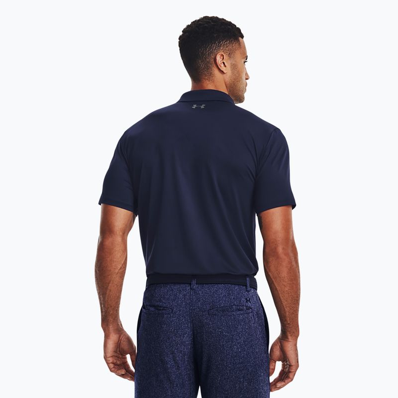 Polohemd Herren Under Armour Matchplay Polo midnight navy/pitch gray 3