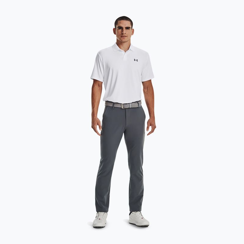 Polohemd Herren Under Armour Matchplay Polo white/pitch gray 2