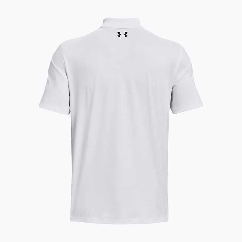 Polohemd Herren Under Armour Matchplay Polo white/pitch gray 6