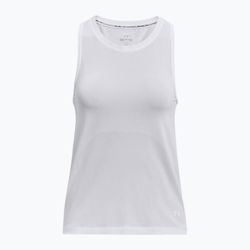 Women's Under Armour Nahtlose Stride Singlet Laufshirt weiß 1375697