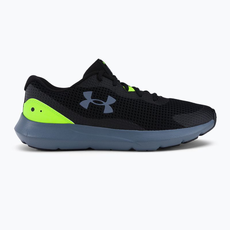 Under Armour Surge 3 Herren Laufschuhe schwarz-grün 3024883 2