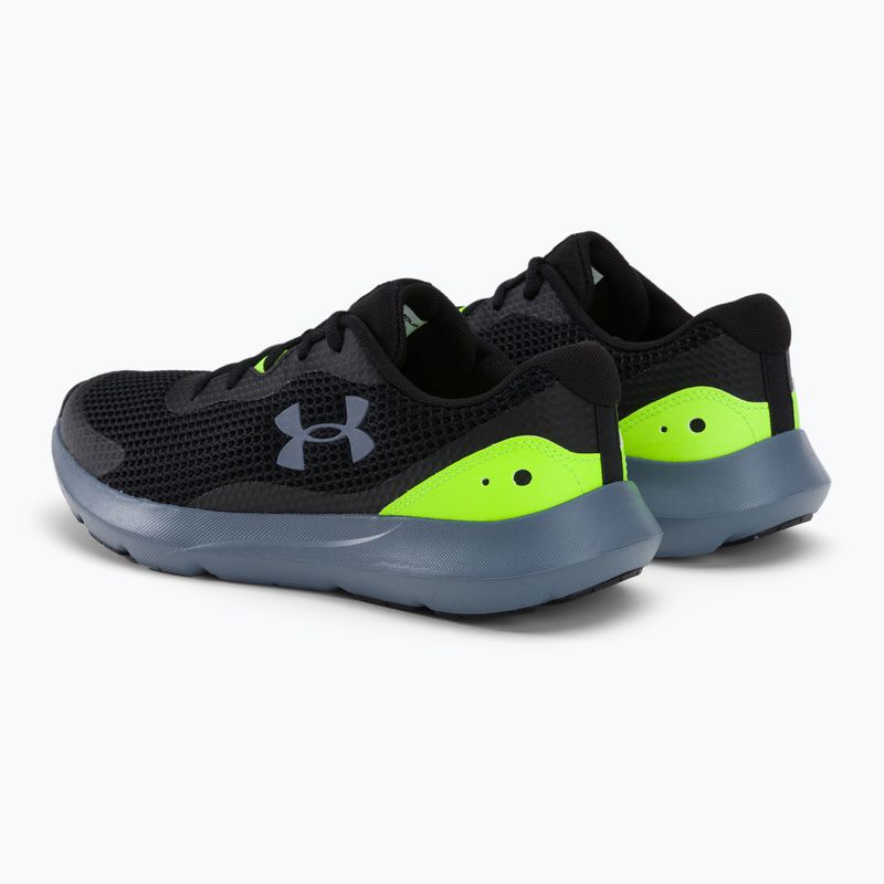 Under Armour Surge 3 Herren Laufschuhe schwarz-grün 3024883 3