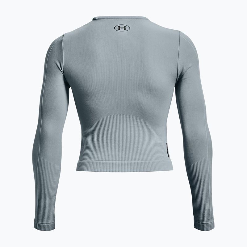 Under Armour Rush Seamless grau Damen Training Longsleeve 1373930 4