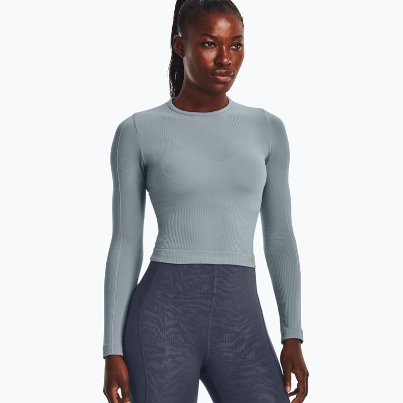 Under Armour Rush Seamless grau Damen Training Longsleeve 1373930