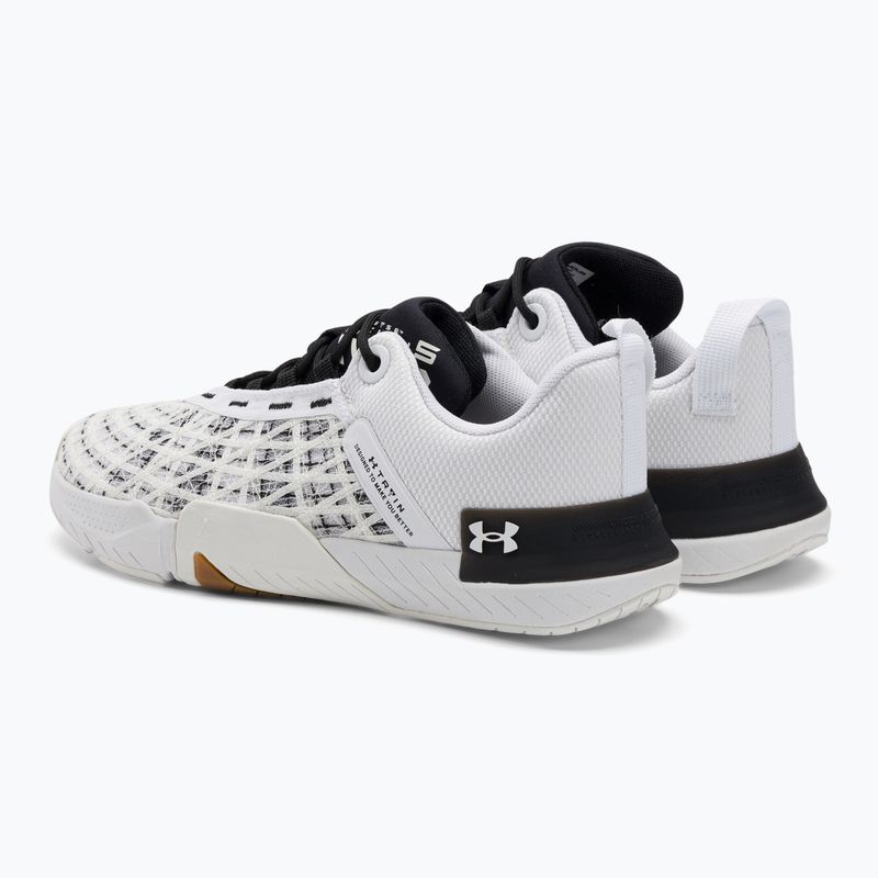 Under Armour Tribase Reign 5 weiß/schwarz/weiß Herren Trainingsschuhe 3