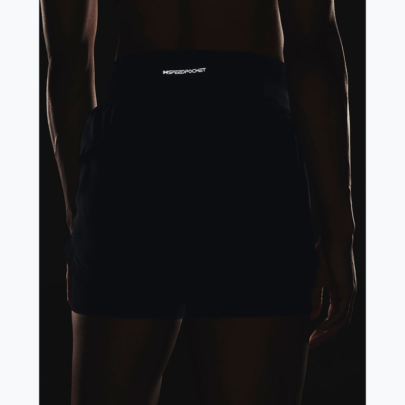 Under Armour Launch Pro 2IN1 Damen Laufshorts schwarz / schwarz / reflektierend 9