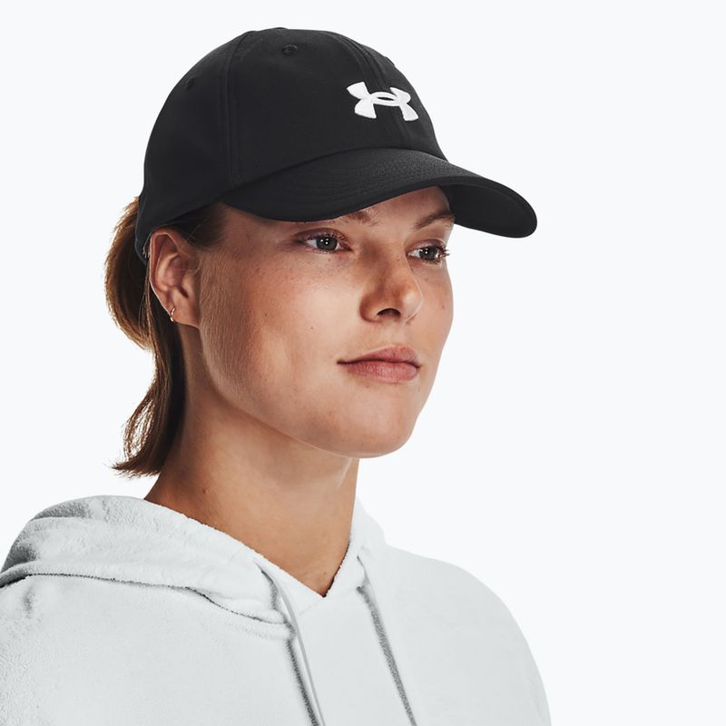 Under Armour Blitzing Adj Schwarz/Weiß Damen Baseballkappe 1376705 5