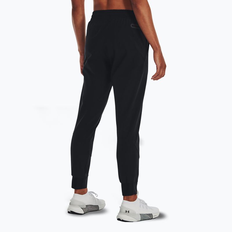 Under Armour Unstoppable Jogger Damen Trainingshose schwarz/schwarz 3