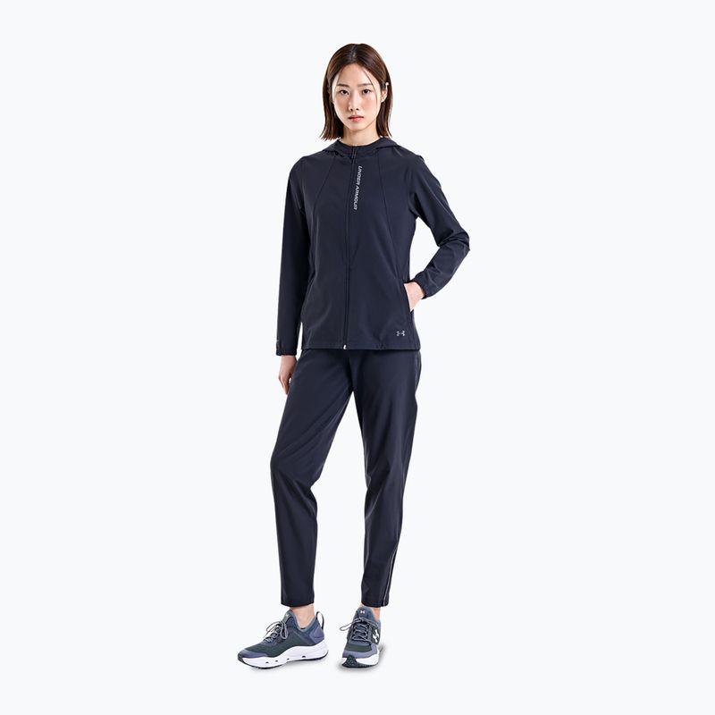 Laufjacke Damen Under Armour Outrun The Storm black/reflective//reflective 2