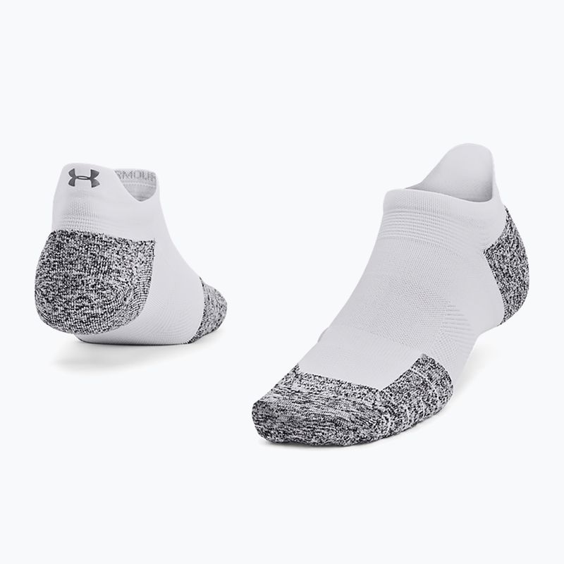 Unter Armour Ad Run Cushion 1Pk NS Tab weiß/halograu/reflektierende Trainingssocken
