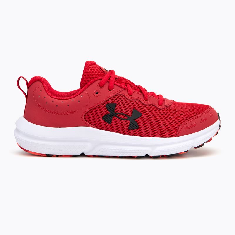 Herren Under Armour Charged Assert 10 rot/rot/schwarz Laufschuhe 2