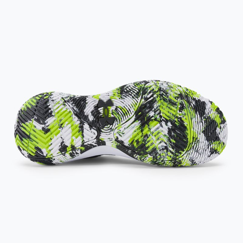 Under Armour GS Jet '21 Kinder Basketball Schuhe schwarz-grün 3024794 5