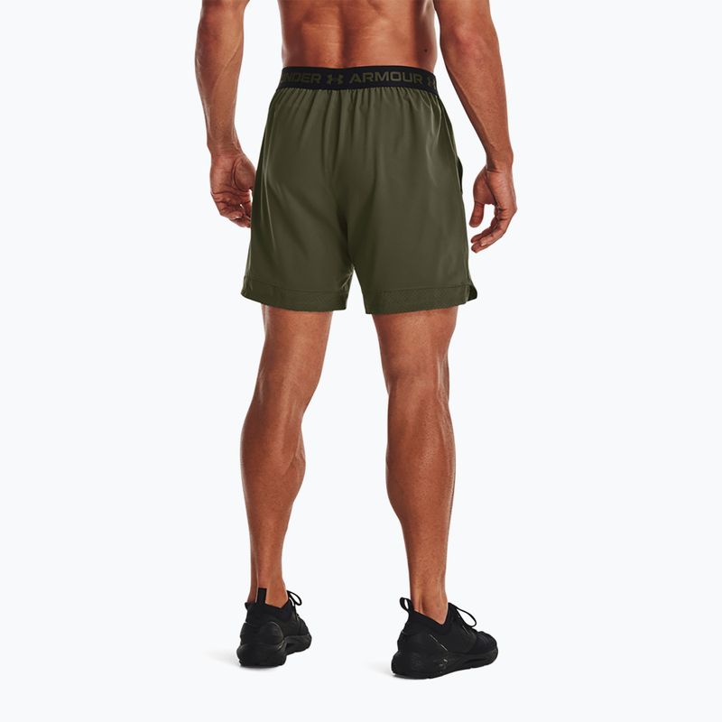 Herren Trainingsshorts Under Armour UA Vanish Woven 6in navy von green/black 3