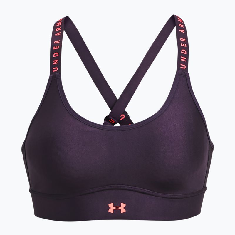 Unter Armour Infinity abgedeckt Mid lila Fitness-BH 1363353-541 3