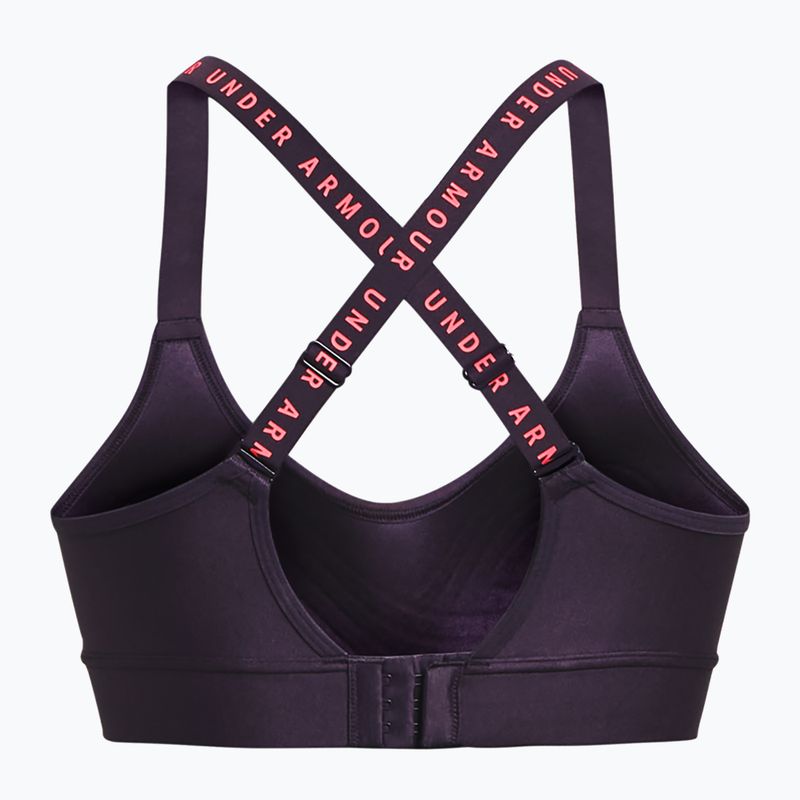 Unter Armour Infinity abgedeckt Mid lila Fitness-BH 1363353-541 4