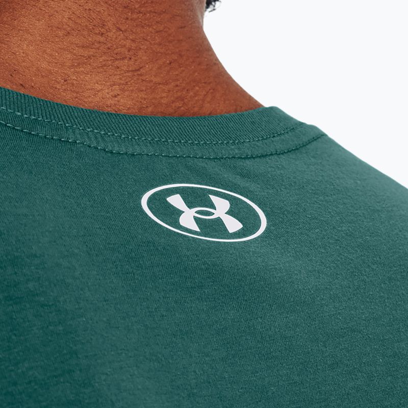 Herren Under Armour Boxed Sportstyle Küste teal/weiß t-shirt 3