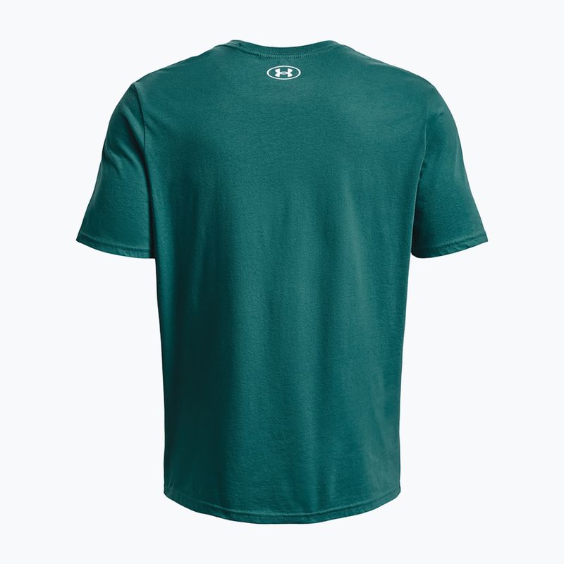 Herren Under Armour Boxed Sportstyle Küste teal/weiß t-shirt 5