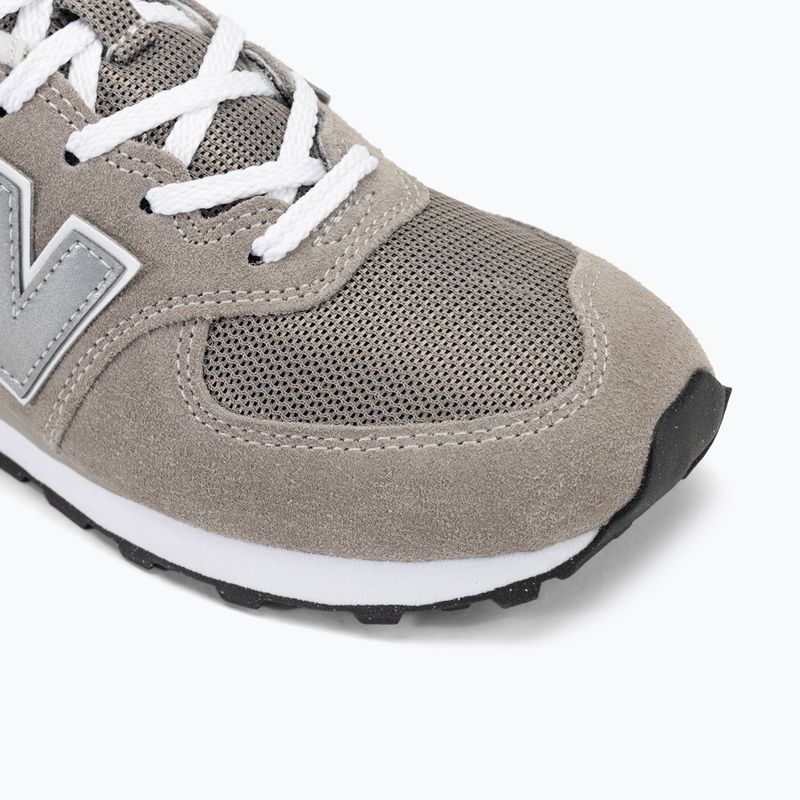 New Balance 574's V1 grau Kinderschuhe 7