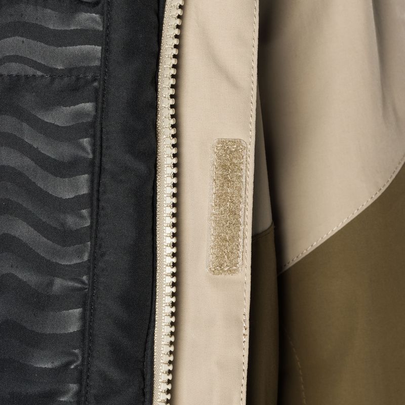 Men's Volcom L Ins Gore-Tex braun und beige Snowboard Jacke G0452302 3