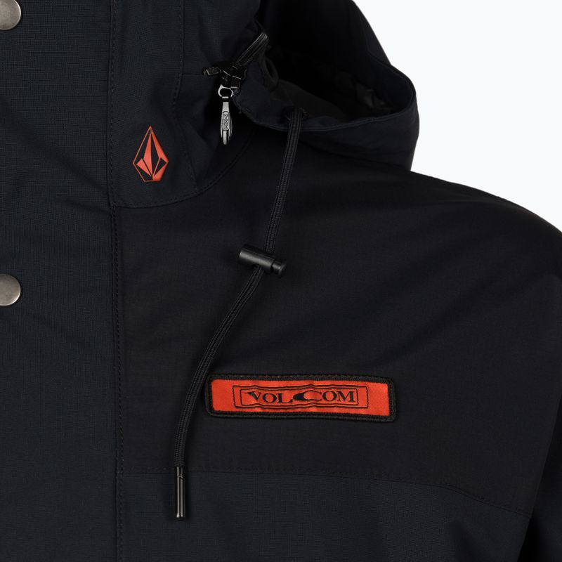 Men's Volcom Longo Gore-Tex Snowboard Jacke schwarz G0652306 3