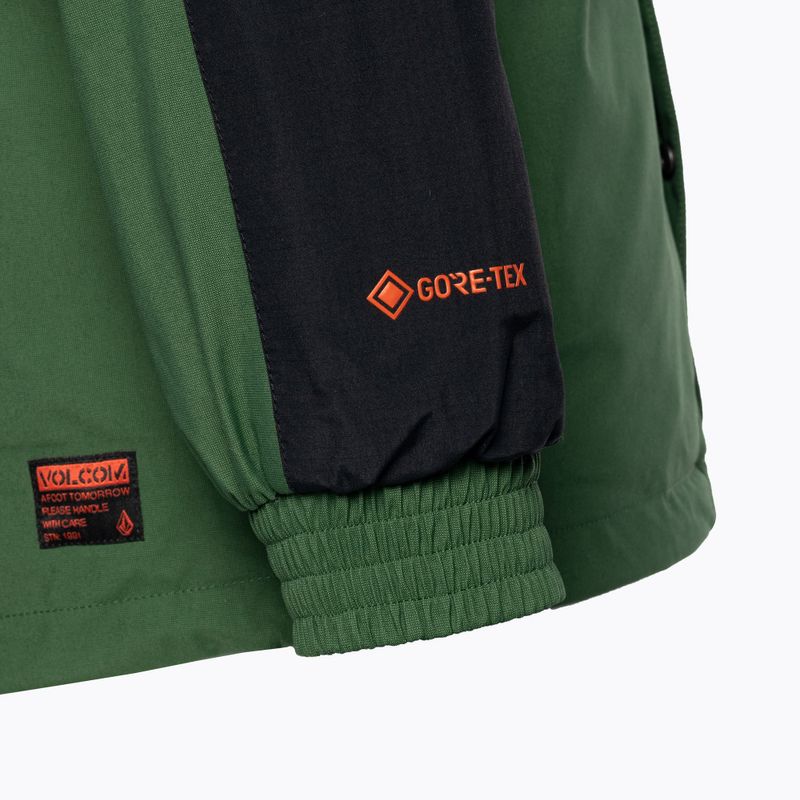 Men's Volcom Longo Gore-Tex Snowboard Jacke grün G0652306 5