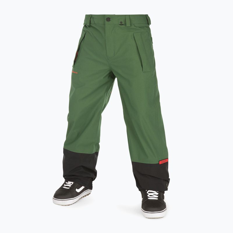 Herren Volcom Longo Gore-Tex Snowboard Hose grün G1352304