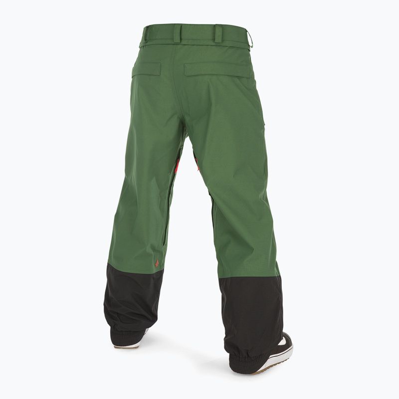 Herren Volcom Longo Gore-Tex Snowboard Hose grün G1352304 2