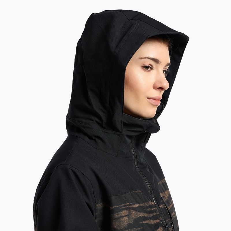 Damen Snowboardjacke Volcom Shelter 3D Stretch schwarz-braun H0452210 4