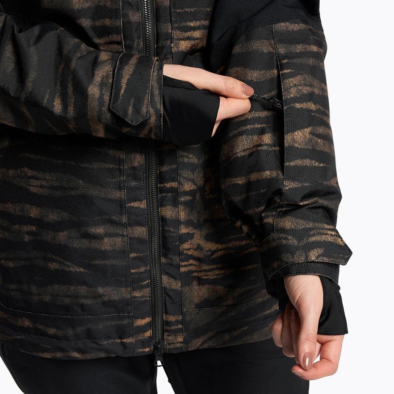 Damen Snowboardjacke Volcom Shelter 3D Stretch schwarz-braun H0452210 6
