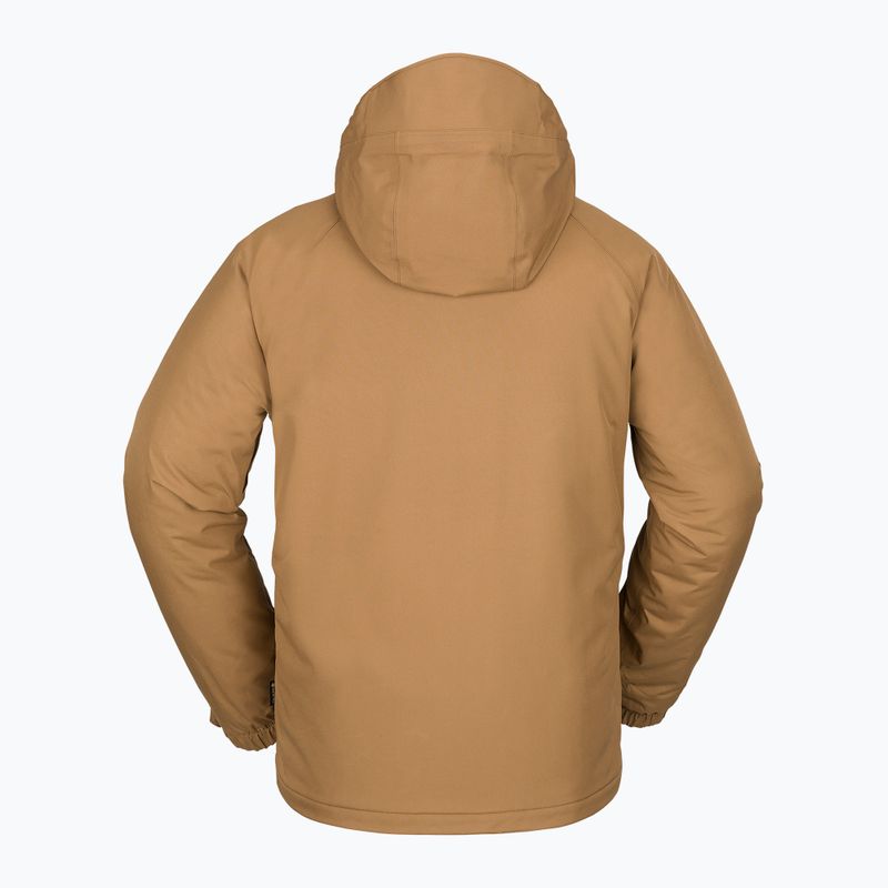 Herren Snowboardjacke Volcom Dua Ins Gore Karamell G0452303 2