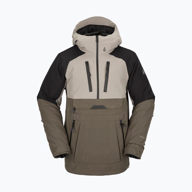 Herren Volcom Brighton Pullover braun/schwarz Snowboardjacke G0652315