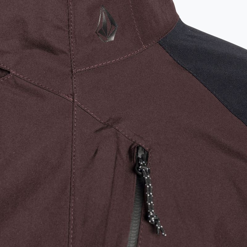 Volcom Aris Ins Gore braun/schwarz Snowboard Jacke H0452311 3