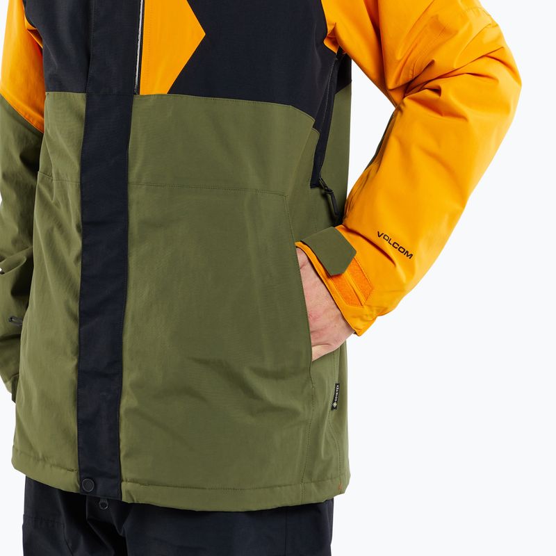 Men's Volcom L Ins Gore-Tex Snowboard Jacke gold 4