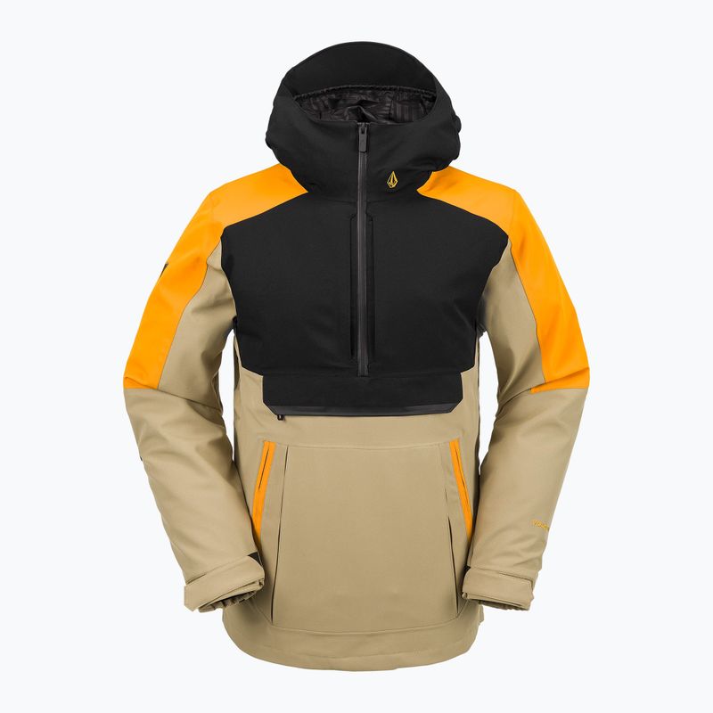 Herren Volcom Brighton Pullover Snowboardjacke gold 8