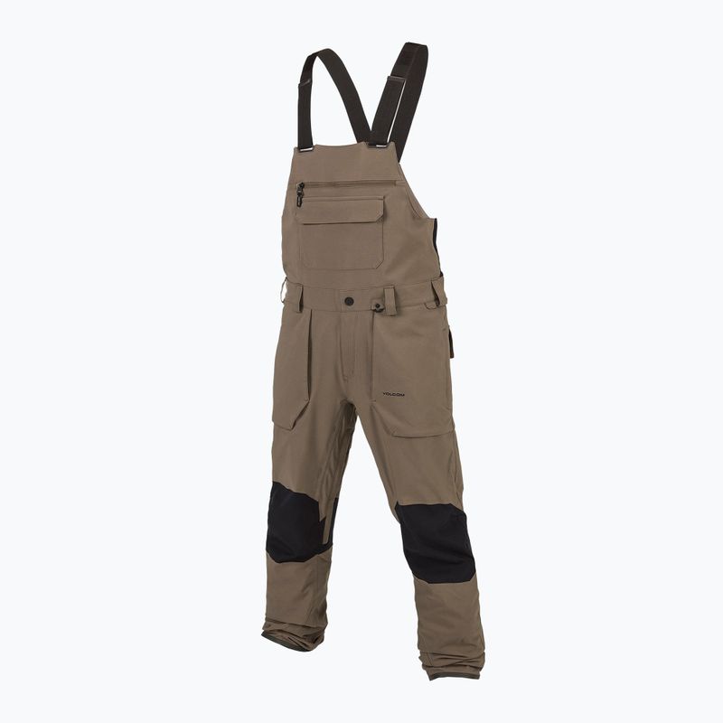 Men's Volcom Roan Bib Overall Teak Snowboardhose