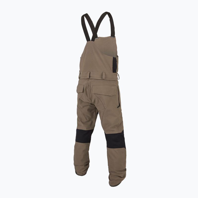 Men's Volcom Roan Bib Overall Teak Snowboardhose 2