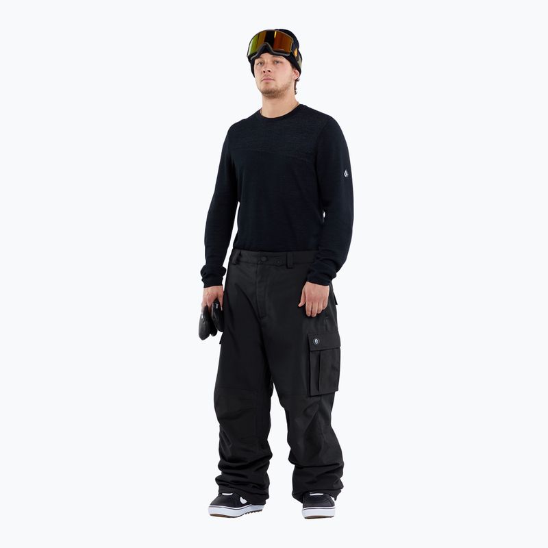 Herren Snowboardhose Volcom Nwrk Baggy schwarz