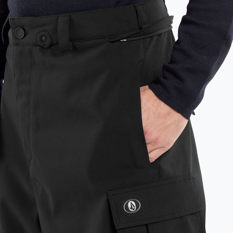 Herren Snowboardhose Volcom Nwrk Baggy schwarz 4