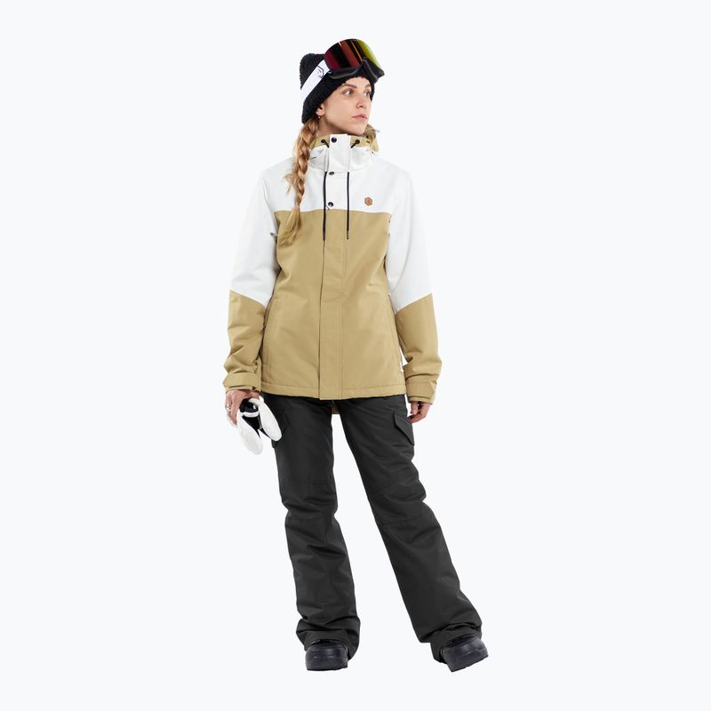 Damen Snowboardjacke Volcom Bolt Ins dunkel khaki