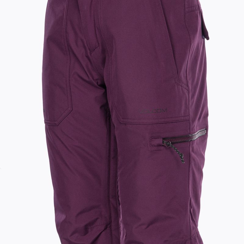 Damen Snowboardhose Volcom Knox Ins Gore-Tex brombeer 11