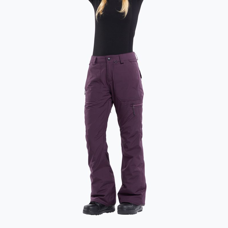 Damen Snowboardhose Volcom Knox Ins Gore-Tex brombeer 3