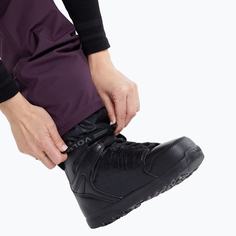 Damen Snowboardhose Volcom Knox Ins Gore-Tex brombeer 7
