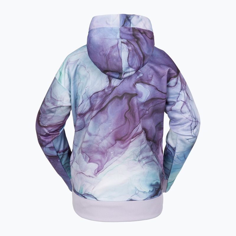 Damen Snowboard Hoodie Volcom Hydro Riding Hoodie Gletschertinte 2