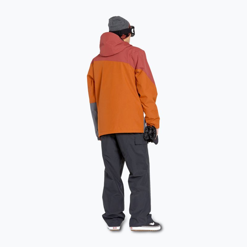 Men's Volcom Primry Ins Snowboard Jacke Karamell 3