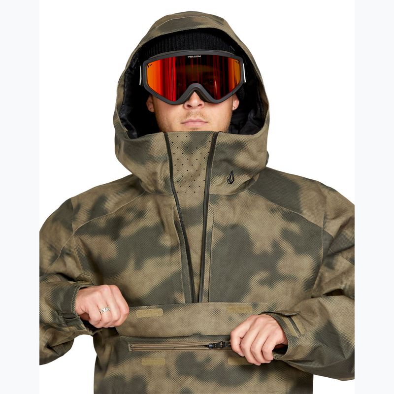 Herren Volcom Brighton Pullover Camouflage Snowboardjacke 7